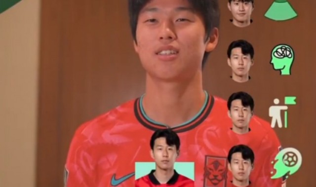 完美电竞团队-韩国U23前锋评完美球员：孙兴慜终结能力+李刚仁技术+金玟哉速度