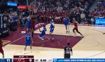 完美电竞团队-拿到首分！哈登一条龙突破上篮&amp;弗拉格补防打手 可惜加罚没进！